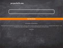 Tablet Screenshot of peryourhelth.com